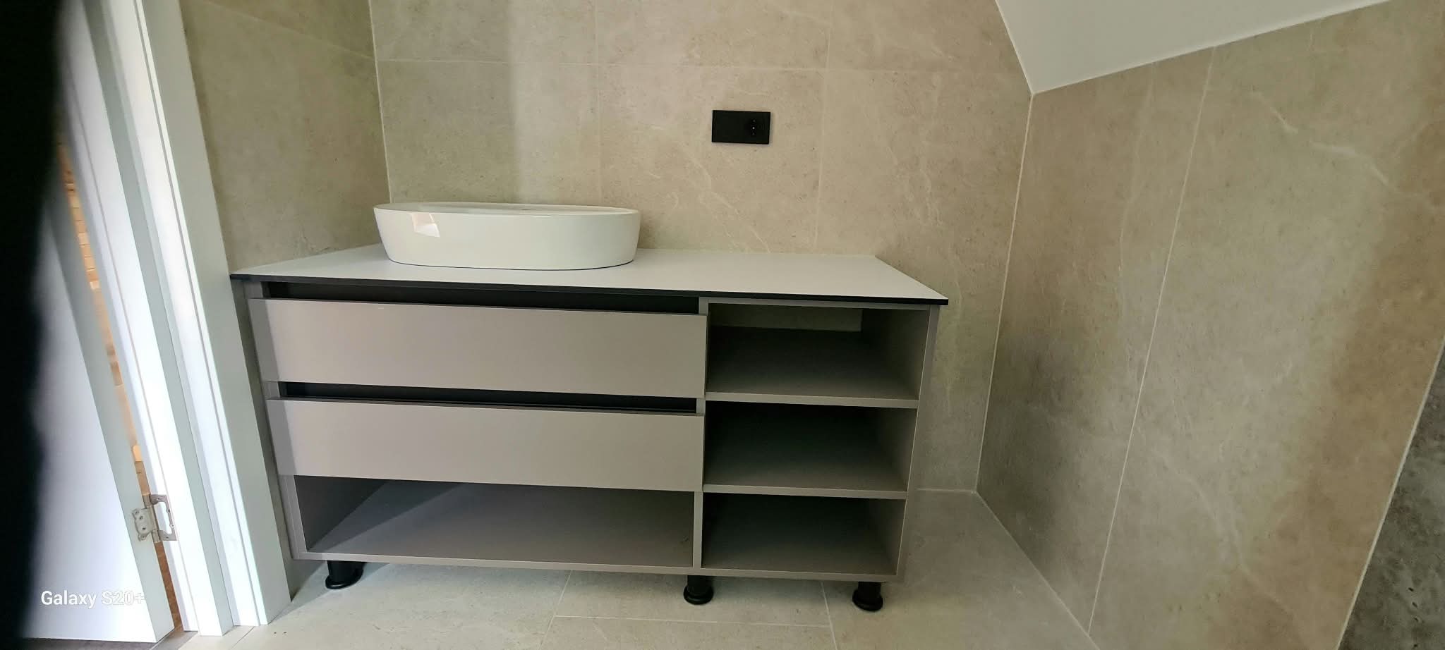 Mobilier de baie alb